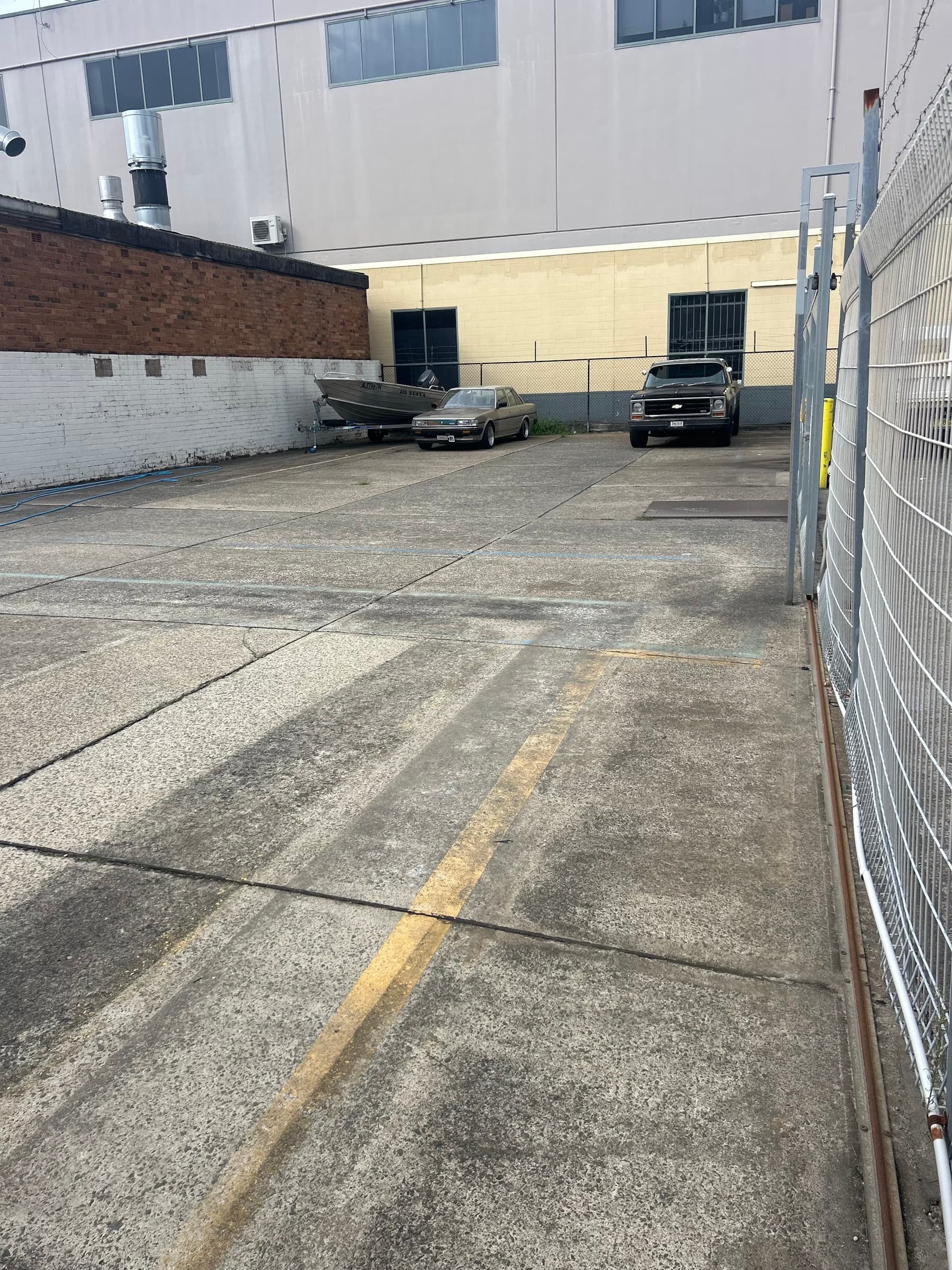 One bay of a double garage — Brunswick VIC